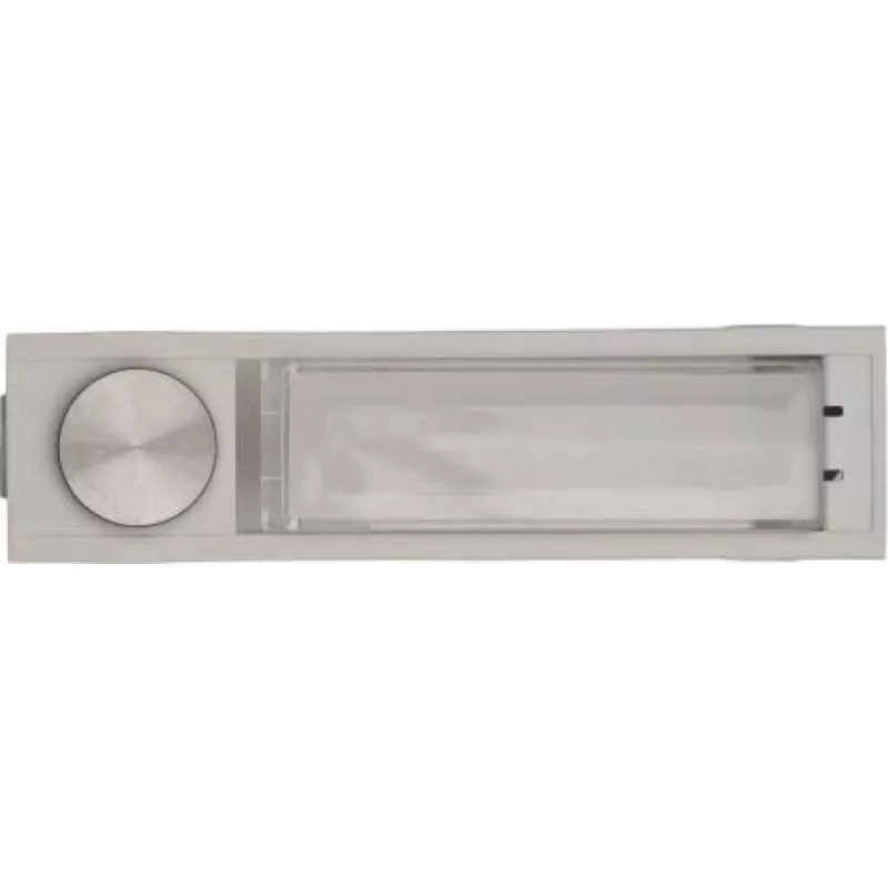RITTO 1229922 Edelstahl Klingeltaster-Einsatz mit Namensschild für Portier-Serie