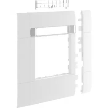 Hager Modularrahmen-Abdeckung GR1202A9016, Verkehrsweiß, 2 Reihen, 120mm