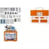 FIRST AID ONLY DIN 13157 Erste-Hilfe-Kasten, Orange, IP54, ABS, Wandmontage P-51002 00