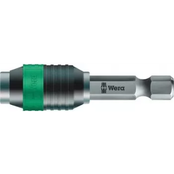 Wera 05052500001 Rapidaptor Universal-Bithalter, 1/4 inch Sechskant-Antrieb, Schnellwechsel, Magnetisch, 50 mm