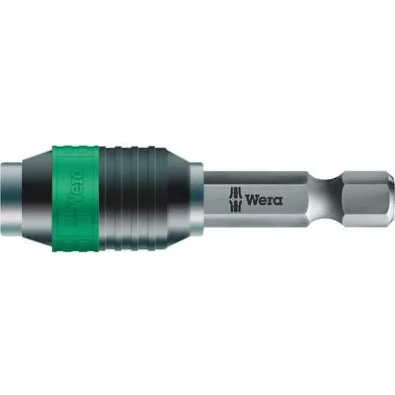 Wera 05052500001 Rapidaptor Universal-Bithalter, 1/4 inch Sechskant-Antrieb, Schnellwechsel, Magnetisch, 50 mm