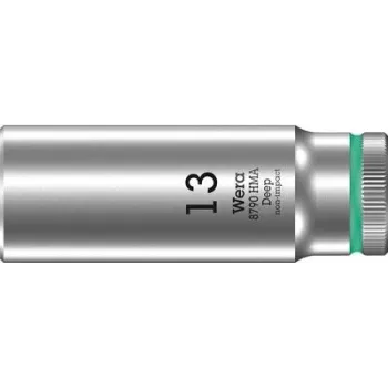 Wera 05004510001 Zyklop 1/4 inch Antrieb 13 mm Steckschlüsseleinsatz mit Take it easy Tool Finder