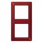 JUNG AS 500 Rahmen, 2-fach, Rubinrot (RAL 3003), Horizontal/Vertikal AS582BFRT