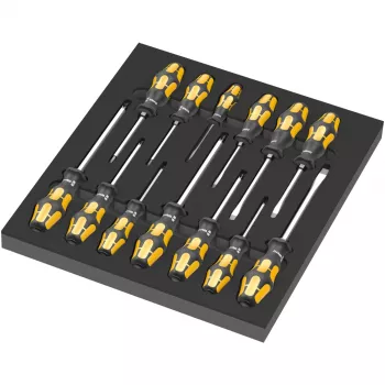 Wera 9714 Schaumstoffeinlage für Stechbeitel-Schraubendreher-Set 1, 6-teilig 05150105001