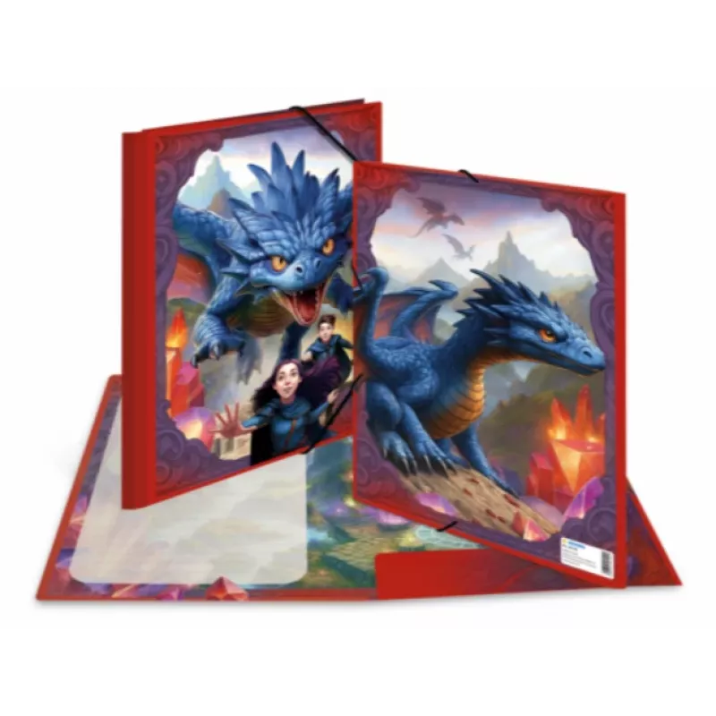 HERMA Dragon Eckgummimappe A3 Karton mit 3 Innenklappen 20143
