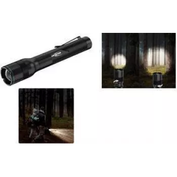ANSMANN Adventure TA300BF LED-Taschenlampe Schwarz mit Gürtelclip, 300 Lumen, fokussierbar, IPX4 1600-0761