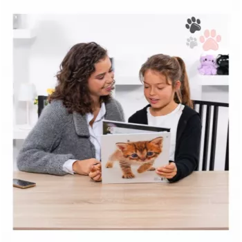 HERMA Zertifikats-Ringbuch Katzen, DIN A4, Stabiler Karton, Vollflächig bedruckt, 2-Ring-Mechanik, 30 mm Rücken, 1 Stück (20174)