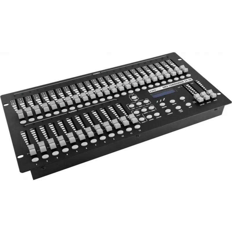 Eurolite DMX Commander 24/48 Lichtsteuerung, 48-Kanal, 19 inch Rackmontage 70064550