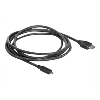 DeLOCK HDMI-auf-Micro-HDMI-Kabel 2 m, 32 AWG, High Speed mit Ethernet, 4K 82664