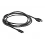 DeLOCK HDMI-auf-Micro-HDMI-Kabel 2 m, 32 AWG, High Speed mit Ethernet, 4K 82664