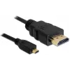 DeLOCK HDMI-auf-Micro-HDMI-Kabel 2 m, 32 AWG, High Speed mit Ethernet, 4K 82664