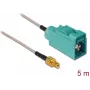 Delock Antennenkabel SMB Buchse auf FAKRA Z Buchse RG-316 5 m Schwarz 88671