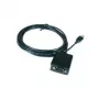 EXSYS EX-1302IS USB zu RS-232 Seriell Adapter, FTDI Chipsatz, 0,8 m Kabel, Schwarz