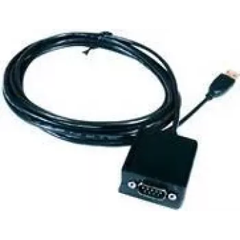 EXSYS EX-1302IS USB zu RS-232 Seriell Adapter, FTDI Chipsatz, 0,8 m Kabel, Schwarz