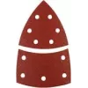 KWB 496104 Delta Schleifblätter Körnung 40, 93 mm, 5er-Pack