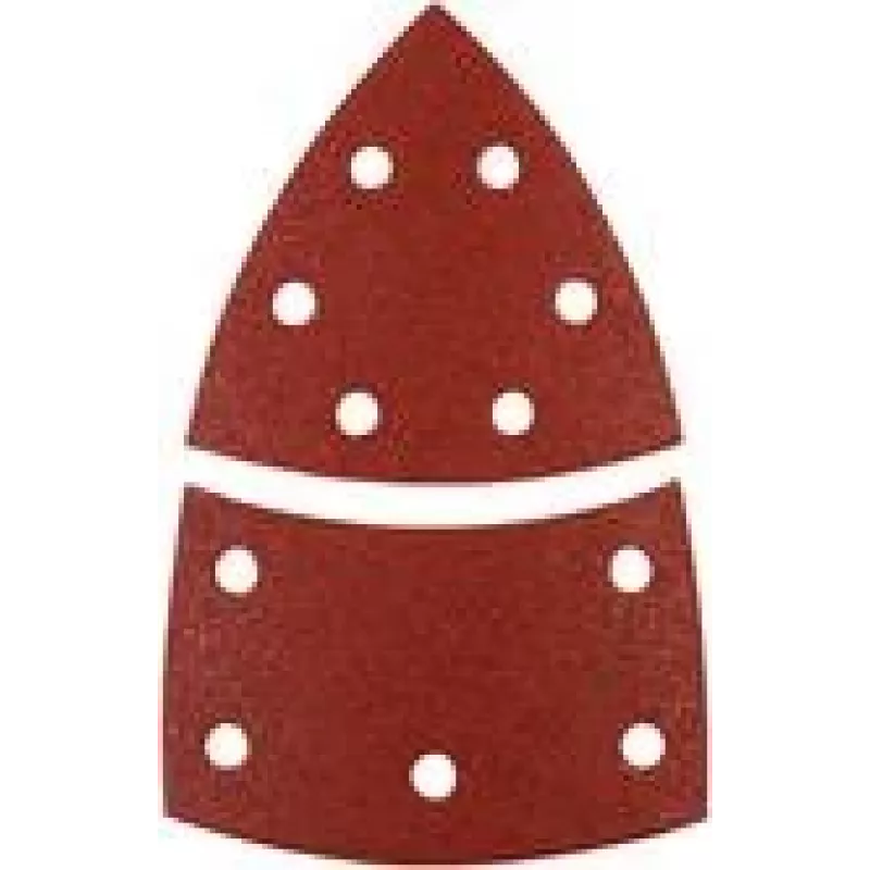 KWB 496104 Delta Schleifblätter Körnung 40, 93 mm, 5er-Pack