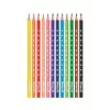 Pelikan 700634 Buntstifte 12er-Set, verschiedene Farben, sechskantiger Holzschaft, 3,3 mm bruchfeste Mine