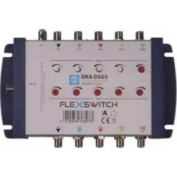 WISI FLEXSWITCH Leitungsverstärker DXA0505 4xSAT/1xTERR für Multischalter-Kaskaden