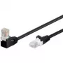 Wentronic 94173 Cat5e U/UTP RJ-45 Netzwerk-Patchkabel, 0,5 m, Schwarz