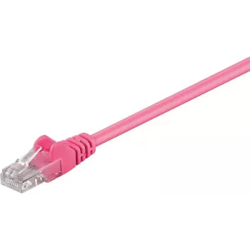 Wentronic 95220-GB Cat5e U/UTP RJ-45 Ethernet Patchkabel, Magenta