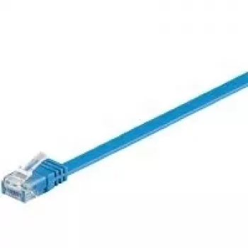 Wentronic RJ-45 CAT6 0,5m Patchkabel, U/UTP, Blau 96395