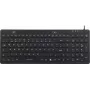 Renkforce IP68 Industrie-USB-Tastatur Schwarz Spritzwassergeschützt Staubdicht (iM-IKB106-BK)