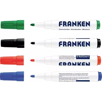 FRANKEN U-ACT! Line Whiteboard-Marker, Rundspitze, 3 mm, verschiedene Farben, 1 Stück Z1999