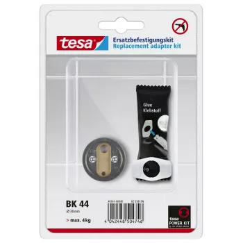 tesa BK44 Montage-Adapter-Kit für Power.Kit Badezimmer-Zubehör (1 Stück) 40361-00000-00