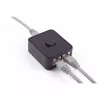 SHIVERPEAKS Manueller Netzwerk-Switch, 3-Port, Schwarz BS08-01100