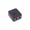 SHIVERPEAKS Manueller Netzwerk-Switch, 3-Port, Schwarz BS08-01100