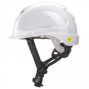 uvex pheos S-KR Mips Schutzhelm, Weiß, Kurzer Schirm, 52-61 cm 9772090