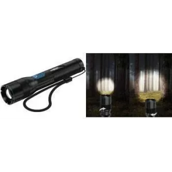 ANSMANN Adventure TA1800RF wiederaufladbare LED-Taschenlampe, 1800 Lumen, USB-C, Schwarz 1600-0763