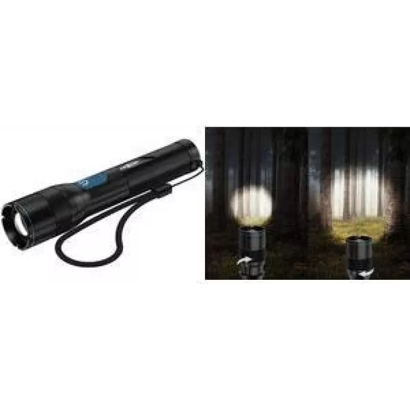 ANSMANN Adventure TA1800RF wiederaufladbare LED-Taschenlampe, 1800 Lumen, USB-C, Schwarz 1600-0763