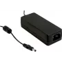 MEAN WELL GST60A48-P1J 60W 48V AC/DC Desktop-Netzteil mit 2,1x5,5mm DC-Stecker