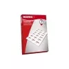 Kores Universal-Etiketten 70 x 36 mm Weiß mit oberem und unterem Rand (L7036), 2400 Etiketten
