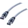 shiverpeaks BS08-401513 Cat8 S/FTP Netzwerkkabel, RJ45, Grau, 1,5 m
