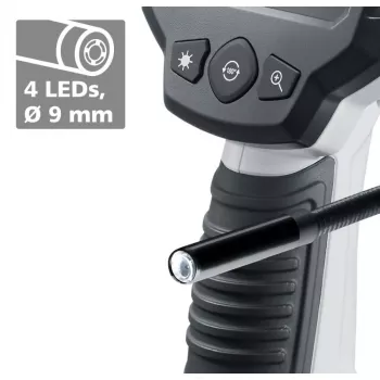 Laserliner 082.252E Inspektionskamera mit 9 mm Sonde und 2,7 inch TFT-Display