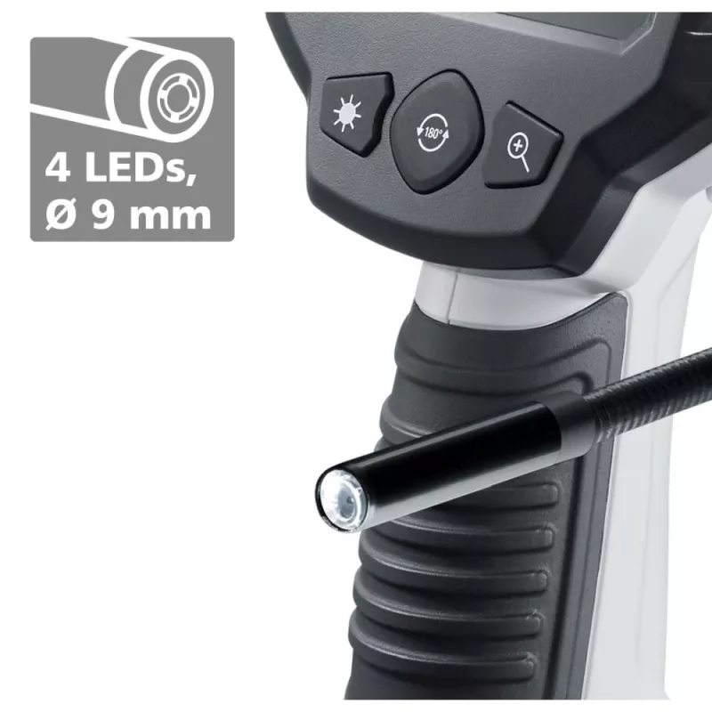 Laserliner 082.252E Inspektionskamera mit 9 mm Sonde und 2,7 inch TFT-Display