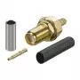 Wentronic Goobay RP-SMA Crimp-Buchse für RG-174 und RG-316 (51696)