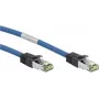 WENTRONIC Goobay CAT 8.1 Patchkabel, S/FTP (PiMF), Blau, 20 m - LSZH Halogenfrei, Kupfer AWG 24 55119