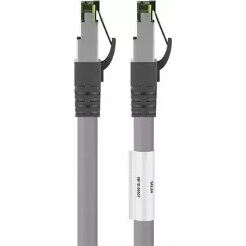 Wentronic Goobay CAT 8.1 Patchkabel, S/FTP (PiMF), Grau, 20 m - LSZH Halogenfrei, Kupfer AWG 24 (55143)