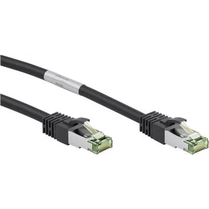 Wentronic Goobay CAT 8.1 Patchkabel, S/FTP (PiMF), Schwarz, 20 m, LSZH, Kupfer AWG 24 66728
