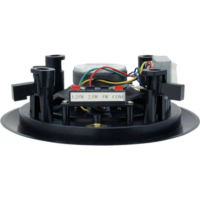 Omnitronic 80710211 100V-Linien-PA-Lautsprecher 5W Schwarz Breitband-Wandmontage IP44