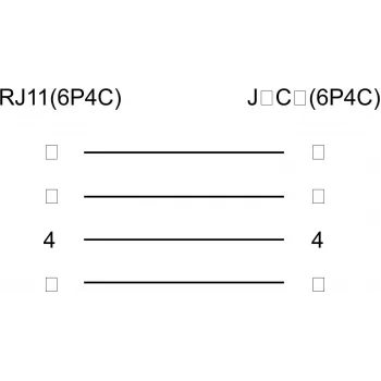 Wentronic Goobay Modulares Verlängerungskabel, RJ11/RJ14 (6P4C) Stecker auf RJ11 Buchse, 15 m, Schwarz 68258