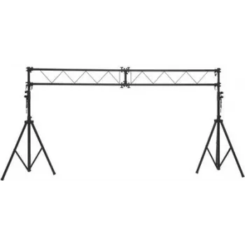 Eurolite Show Stand III Traversensystem mit Dreibeinstativen, 50 kg Traglast, 300 cm Breite, Schwarz 59007030