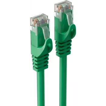 shiverpeaks BASIC-S Cat.6A U/UTP Patchkabel, RJ45, 25m, Grün BS08-35103