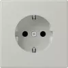 JUNG LC 1520 205 SCHUKO-Steckdose 16 A 250 V, Duroplast lackiert, Serie LS, gris clair 31 (32013)