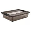 keeeper Aufbewahrungsbox Cornelia, 7 Liter, Kristallgrau Transparent, mit Deckel und Schiebeverschluss 1094482700000