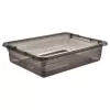 keeeper Aufbewahrungsbox Cornelia, 7 Liter, Kristallgrau Transparent, mit Deckel und Schiebeverschluss 1094482700000