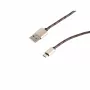 SHIVERPEAKS S-Conn 14-50082 USB 2.0 Kabel, USB-A auf Micro-USB B, 2 m, Braun